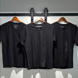 Banana Republic (3) New Men's Black V-Neck T-Shirt